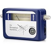 TV Signal Finder, TV Antenna Signal Strength Meter Antenna Signal Meter Digital Aerial Terrestrial Signal Strength Meter with Excellent Sensitivity for Enhanced TV Viewing Suit for Home Use