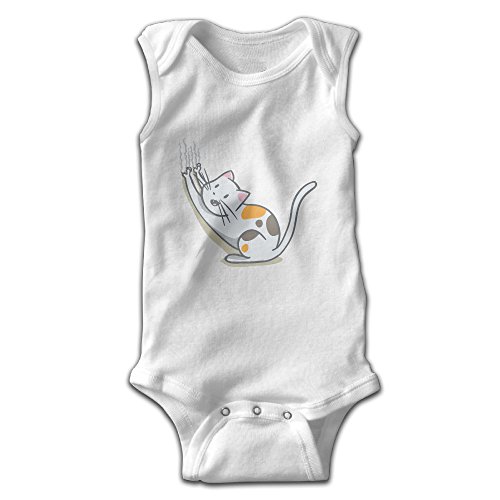 Michael Conti Cute Cat Sleeveless Baby Romper Cotton Toddler Jumpsuit Clothes Boys Girls