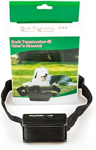 Neychen Bark Collar,7 Levels Automatic Correction Mode,Adjustable Shock Sensitivity, Safe Beep/Shock/Light Anti-barking Dog Training Collar for Small/Medium/Large Dogs(Black)