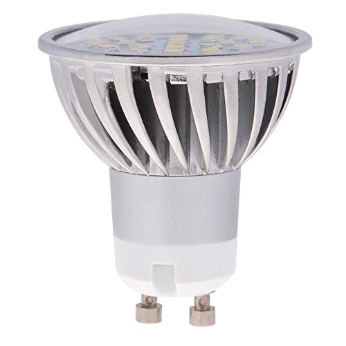 HERO-LED GU10-24S-NW MR16 GU10 LED 120V Halogen Replacement Bulb, 120 Degree Wide Beam Floodlight, 4.8W, 50W Equivalent, Natural White 4000K, 5-Pack(Not Dimmable)