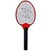 KORAMZI F-5 Electric Mosquito Swatter, Bug Zapper,Mosquito racket For Indoor And Outdoor Insect Control (red)