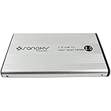 2.5-Inch USB 2.0 Aluminum External SATA Hard Drive Enclosure (Silver)