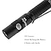 UltraTac K18 Keychain LED Flashlight, 10440 Rechargeable AAA Battery 370 Lumens Mini EDC Pocket Penlight Portable Emergency Light,Include USB Recharge Module