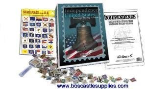 HE Harris USA Independence Stamp Collecting Starter Kit
