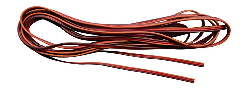 Apex RC Products3M / 10' 22Awg Orange Red Brown JR/Spektrum/Hitec Style Servo Wire 1221