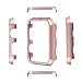 Coobes Compatible with Apple Watch Case 40mm 44mm, Metal Bumper Protective Cover Women Bling Diamond Crystal Rhinestone Shiny Compatible iWatch Series 6 5 4 SE (Diamond-5 Color Pack, 40mm)