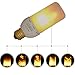 JUNOLUX LED Creative Lighting Bulbs Super Warm White Flame Light Burning Effect Decorative Fire Flickering Simulation,Christmas Decorations,Pack of 1