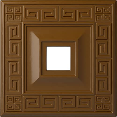 Ekena Millwork CM18ERSTF Eris Ceiling Medallion, Smokey Topaz