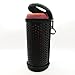 co2CREA(TM) Green+Black PU Leather Case Travel Carry Bag Protective Skin Motor Bike Bicycle Mount Carabiner Clip For Logitech Ultimate Ears UE BOOM (I an II 2 Gen) Wireless Bluetooth Speaker