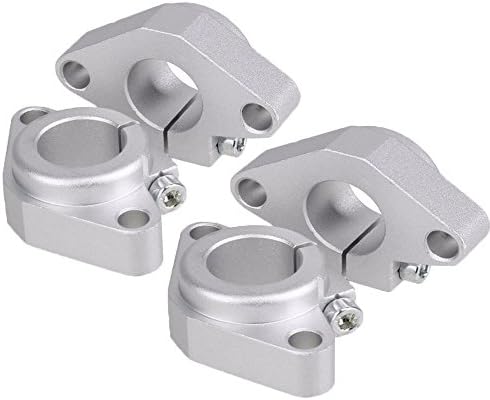 Glamorway Pack of 4Pcs SHF Model Aluminum Linear Rod Rail Shaft Support CNC Route (SHF8)
