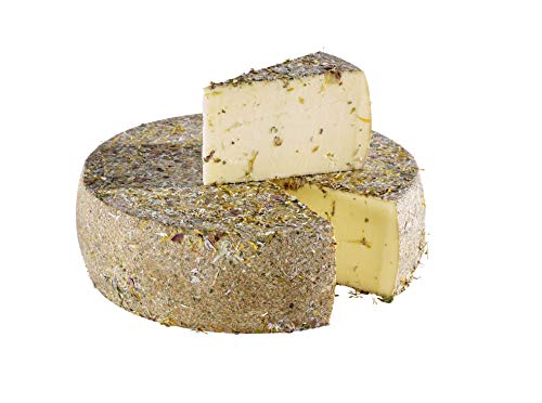 Almgourmet - Tiroler Blütenzauber - 2 Stück je 400g - Cremiger Schnittkäse schmeckt vollundig und blumig & ist 3 Monate…