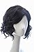 Soul Wigs: Jon Snow Hair Short Curly Fluffy Black Costume, Black, Size No Size