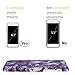iPhone 6 Case, iPhone 6s Case,VIVIBIN Cute Purple Diamonds for Men Women Girls Clear Bumper Best Protective Soft Silicone Rubber Matte TPU Cover Slim Fit Phone Case for iPhone 6/iPhone 6s