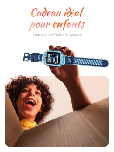 imoo Z3 Montre Connectée Enfant 4G avec Carte SIM : Traceur GPS Enfant Précis, Appels Vidéo HD, SOS, Étanche IP68 et Mode Classe - Smartwatch Enfant Fille Garçon