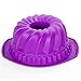 Elbee 623 Baking Bundt Pan Silicone Flower Cake 10-Cup Tube Pan