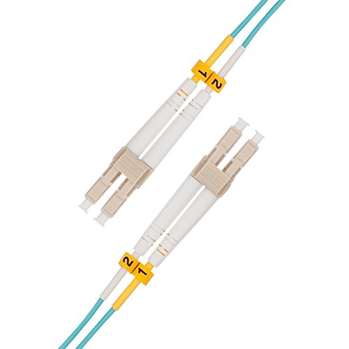 image for Fiber Patch Cable, VANDESAIL 10G Gigabit Fiber Optic Cables with LC to