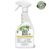 COSYWORLD Bed Bug, Dust Mite & Lice Spray Killer - Fast and Sure Kill with Extended Residual Protection, Natural Non-Toxic, Child & Pet Friendly-22 oz