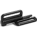 ESUBACA 20set Craft Plastic Black Tape Closure Hook & Clasp Fasteners Sew on Clothes Bra Clip Hooks Sewing Supplies Nk162