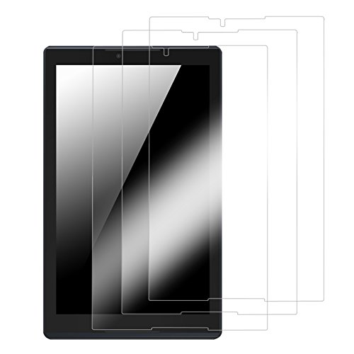 [3-Pack] Verizon Ellipsis 8 HD Tablet Screen Protector - Fintie [Ultra-Clear] Screen Shield Protector for 8 Inch Verizon Ellipsis 8 HD (QTASUN1G/QTASUN1B) LTE Tablet, Retail Package