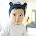 PanDaDa Newborn Baby Little Ears Striped Baby Beanie Infants Warm Hat Caps Blue