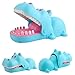 Practical Jokes Hippo Dentist Biting Finger Fun Games Funnier (Blue & Big Size)