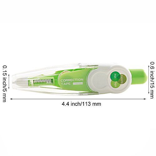 MyLifeUNIT White Out Tape Pen, 20 Feet Refillable Correction Tape Wide