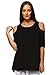 Cold Shoulder Tops for Women Open Shoulder Tunic Tops for Leggings Made in USA