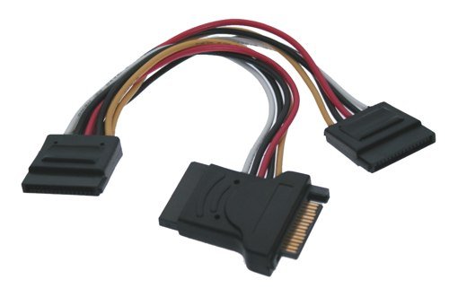 Premium Cord Power Y Cable for HDD Serial ATA 3xF / 1xM 16 cm