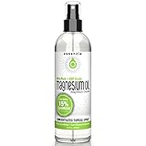 Magnesium Oil Spray with MSM by Essenzia – Topical Magnesium Chloride for Rapid Transdermal Absorption | Natural Sleep Aid and Relief from Migraines, Restless Leg Syndrome and Muscle Cramps (12oz)