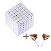 Magnetic Holders Multi-Use Square Cube Magnets Toy Puzzle Magnet Block Magic Cube Education Toys Metal (216 Pack)