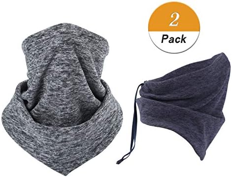 LONGLONG Neck Warmer Gaiter- Winter Thicken Soft Elastic Fleece Skiing Face Scarf Mask