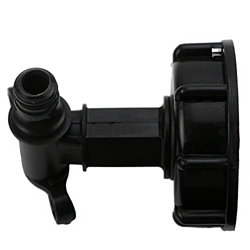 Feamos 1000L IBC To (15mm) 1/2" Water Tank Hose Yard Adapter with Switch Pack of 1