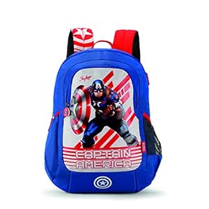 Skybags SB Marvel Champ 06 18 cms Blue Casual Backpack (SBMRC06EBLU)