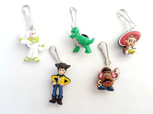 AVIRGO 5 pcs Zipper Pull / Zip pull Charms for Jacket Backpack Bag Pendant Set # 109-2 by Hermes