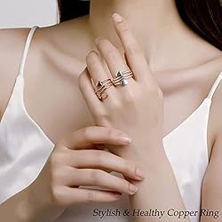 Feraco 2 Pcs Copper Magnetic Rings for