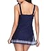 Urban Virgin Womens Swimdress Tummy Control One Piece Swimsuit Swim Dress Bathing Suits Swimwear with Boyshort for Women