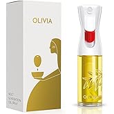 FLAIROSOL OLIVIA SIGNATURE Advanced Kitchen Oil Sprayer Technology, Fine Mist & Portion Control, Refillable Glass Olive Oil C