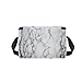 Use4 Gray Marble Texture Insulated Lunch Bag Tote Bag Cooler Lunchbox