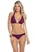 Becca by Rebecca Virtue Women's Color Code Sliding Halter Bikini Top (D+ Cup)