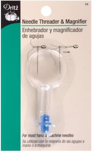 Needle Threader & Magnifier-3" With 1" Lens