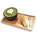 BambooMN Organic Bamboo Serving Tray, Vanity, Tea Serving, Appetizers, Snacks, Charcuterie Board - Rounded Edges, 11