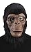 Forum Novelties unisex adult teen Latex Chimpanzee Mask Party Supplies, Brown, One Size US