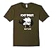 Men's Honey Badger Don't Care T shirt honey badger tshirt Large Olive
