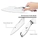 Chef Knife 8 inch, Godmorn Kitchen Knife Vegetable Knife, German High Carbon Stainless Steel, with Ergonomic White Handle, Ultra Sharp & Well Balance for Kitchen and Home