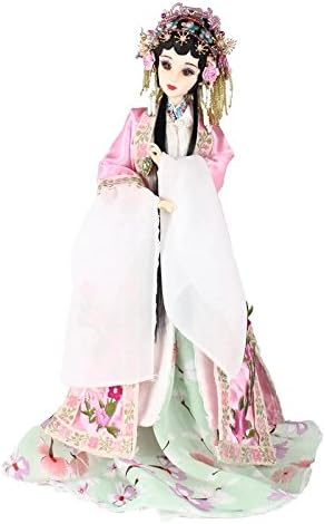 Amazon 北京オペラ 人形 中国式 コスチューム 人形 フィギュア ギフト 置物 ホビー お土産 服 人形 髪飾り付き コレクション 中国文化 フィギュア ドール 通販