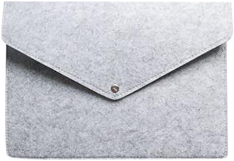 Coafit File Folder Felt A4 Size Document Envelope Folder for Men (Light Grey)