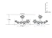 sanfnee Bling Clear Cubic Zirconia Crystal Ear Jackets Stud Earrings Ears Wraps for women