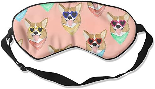 LaiER Cool Pet Dog With Sunglasses Lightweight Goggles Blinders Silk Eye Sleeping Mask Soft Cover Eye Shade Plane Blindfold