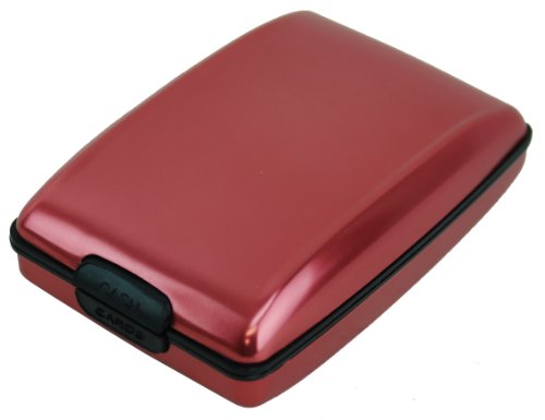 RFID Aluminum Large Smooth Wallet - A200113, Pink