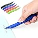Staple Remover Professional Magnetic Easy Staple Removers Tool 5 PCS Staple Puller Remover Staple Pullers for Office, School and Home (Multicolor)